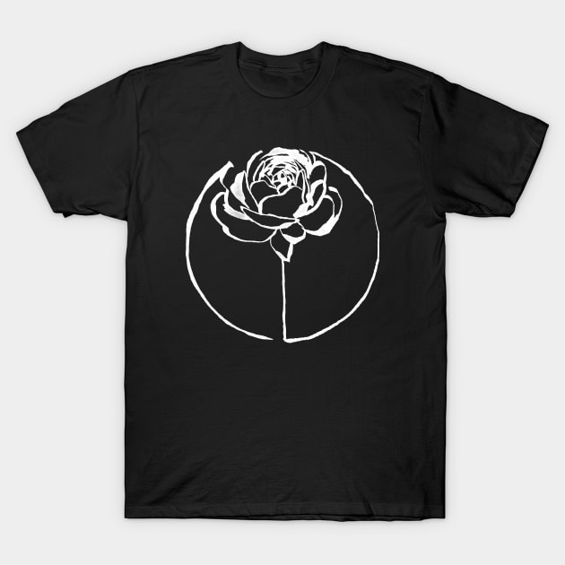 Rose Circle T-Shirt by WorkTheAngle